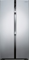 Panasonic 630 L Frost Free Side by Side Refrigerator(Silver, NR-BS63VSX2)