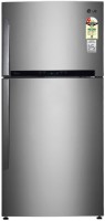 LG 606 L Frost Free Double Door 2 Star Refrigerator(Shiny Steel/Platinum Silver 3, GR-M772HLHM)