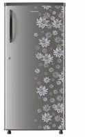 Panasonic 190 L Direct Cool Single Door 4 Star Refrigerator(Grey Floral, NR-A195STGFP)