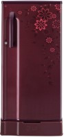 LG 188 L Direct Cool Single Door 1 Star Refrigerator with Base Drawer(Coral Ornate, GL-D191KCOQ)