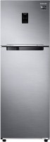 SAMSUNG 345 L Frost Free Double Door 3 Star Refrigerator(Platinum Inox, RT37K3763SP)