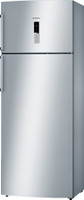 BOSCH 401 L Frost Free Double Door 2 Star Refrigerator(Silver Inox, KDN46XI30I)