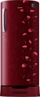 SAMSUNG 212 L Direct Cool Single Door 5 Star Refrigerator(Tender Lily Red, RR21K282ZRZ)