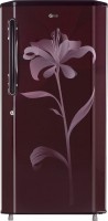 LG 215 L Direct Cool Single Door 4 Star Refrigerator(Scarlet Lily, GL-B225BSLL)