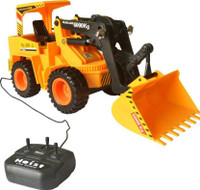 9 Perfect Wired Remote Control Battery Operated JCB Crane Truck Toy(Yellow)