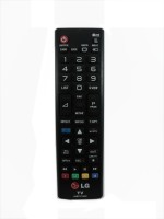 LG  LCD AKB73715622 Compatible Original Remote + AA/AAA Battery LG Remote Controller(Black)