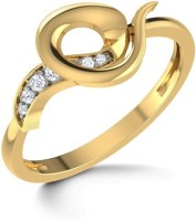 Kataria Jewellers The Maelee BIS Hallmarked Gold 14kt Diamond Yellow Gold ring