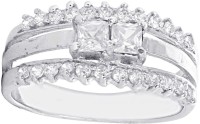 Phoenix Sterling Silver Swarovski Crystal Ring