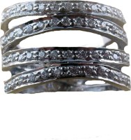 Phoenix Sterling Silver Swarovski Crystal Sterling Silver Plated Ring
