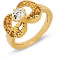 mahi Exotic Allure Alloy Gold Plated Ring