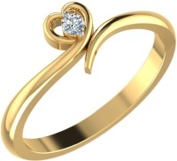 Kataria Jewellers The Madolen BIS Hallmarked Gold 14kt Diamond Yellow Gold ring