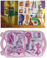 NEW PINCH combo of Doll With Make-up Set with doctor Set