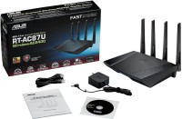 ASUS RT-AC87U 2400 Mbps Wireless Router(Black, Dual Band)