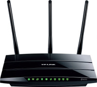 TP-Link TD-W8980 N Wireless Dual Band Gigabit ADSL2+ Modem 600 mbps Wireless Router(Black, Dual Band)