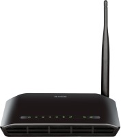 D-Link DSL-2730U Wireless N 150 ADSL2 4-Port Router(Black) RS.1449.00