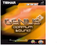 Tibhar genius + optimum sound 11.3 mm Table Tennis Rubber(Red)