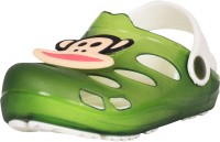 OLE BABY Girls Clogs(Green)