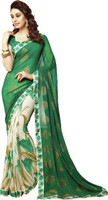 Bhavi Printed Fashion Georgette Saree(Green) RS.3411.00