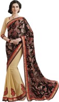 Desi Butik Self Design Fashion Cotton Blend Saree(Multicolor)