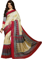 Bhavi Printed Fashion Art Silk Saree(Multicolor) RS.1050.00