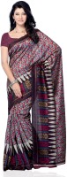 JTInternational Printed Fashion Cotton Blend Saree(Multicolor)