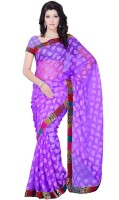 JTInternational Self Design Fashion Cotton Blend Saree(Multicolor)