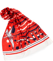 Disney Printed Cotton Blend Girls Scarf Disney Printed Cotton Blend Girls Scarf