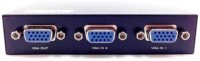 MEF  TV-out Cable 2 Ports VGA Switch to Connect Two CPU to One Display(Black, For TV)