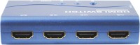 MX HDMI SWITCHER 3 PORT 3 X 1 (3 INPUT TO 1 OUTPUT) FULL HD 1080P Media Streaming Device(Blue)