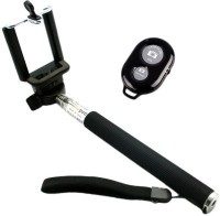 Easo India Bluetooth Selfie Stick(Black, Remote Included) RS.430.00