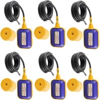 EX PROCESS Cable Float Switch 2Mtr Automatic Water Level Controller Pack of 6 Wired Sensor Security System
