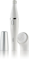 Braun Face 810 - Mini Facial Epilator for Women with Cleansing Brush Cordless Epilator(White)