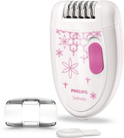 PHILIPS BRE200/00 Corded Epilator(Pink, White)