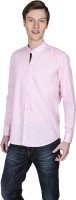 Poker Dreamz Men Solid Casual Pink Shirt