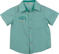 Beebay Boys Striped Casual Green Shirt RS.318.00