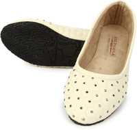 Anupamaa White Dot Bellies(White) RS.495.00
