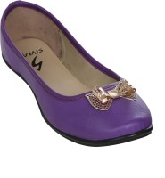 Stylar Take a Bow Bellies For Women(Purple)