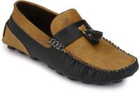 Braavosi Tassels Loafers(Black, Tan) RS.899.00