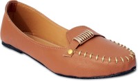 Indilego Loafers For Women(Tan)