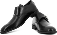 Hush Puppies By Bata Monk Strap Shoes For Men(Black) Hush Puppies By Bata Monk Strap Shoes For Men(Black)