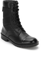 Armstar BLACK HIGH ANKLE BOOTS Boots For Men(Black)