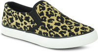 Get Glamr Stylish Slip Ons Canvas Shoes For Men(Black, Yellow) Get Glamr Stylish Slip Ons Canvas Shoes For Men(Black, Yellow)