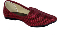 Panahi Maroon Hcrafted Slip On Mojaris Casuals For Men(Maroon) Panahi Maroon Hcrafted Slip On Mojaris Casuals For Men(Maroon)