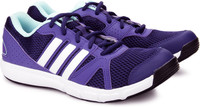 Adidas Essential Star Ii Running shoes(White, Purple) RS.3092.00