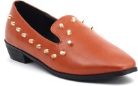 shuberry Party Wear Shoes For Women(Tan)