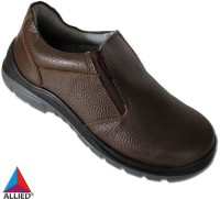 Allied 11 Steel Toe Genuine Leather Safety Shoe(Brown, S1)