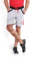 Sports 52 Wear Solid Men Grey Sports Shorts