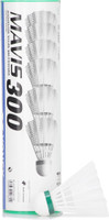 Yonex Mavis 300 Nylon Shuttle - Multicolor(Medium, 77, Pack of 6) Yonex Mavis 300 Nylon Shuttle - Multicolor(Medium, 77, Pack of 6)