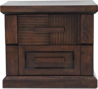 View HomeTown Mondo Night Stand Solid Wood Bedside Table(Finish Color - Brown) Price Online(HomeTown)