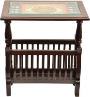 ExclusiveLane Teak Wood Solid Wood Bedside Table(Finish Color - Walnut Brown) (ExclusiveLane) Karnataka Buy Online
